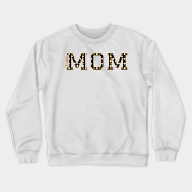 Baseball Bonus Mom Crewneck Sweatshirt by Red Squirrel